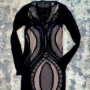 Black stretchy dress